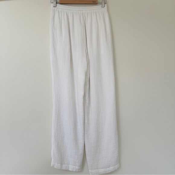 J. Crew Cotton Gauze Summer Pants Lightweight White Pant - Picture 5 of 9